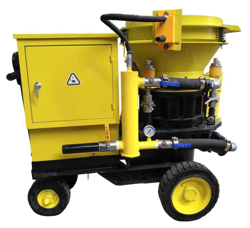 Dry type concrete shotcrete machinePZ-7D-1